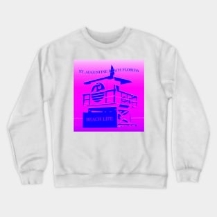 Saint Augustine Beach Florida Crewneck Sweatshirt